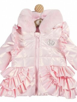 Winterjas roze  boetiekcollectie Mintini 62 tm 92