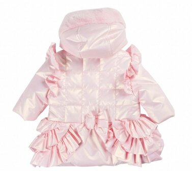 Winterjas roze  boetiekcollectie Mintini 62 tm 92