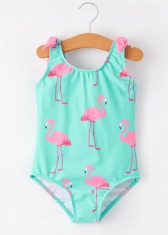 Zwempak flamingo tropicle 