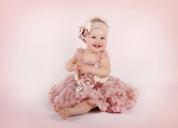 programma Geruststellen plakboek Luxe Baby jurk voor en meisje jurk voor bruiloft en feest -  meetje-pettiskirts