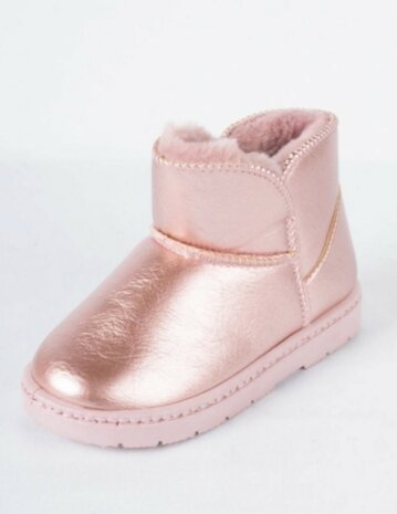 Winterlaarsjes metallic roze 21 tm 34 