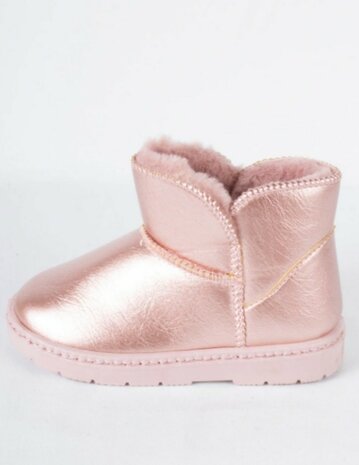 Winterlaarsjes metallic roze 21 tm 34 