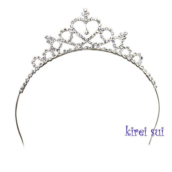 Tulpen gewicht Vegen Girls Bling Crystal Princess Crown Tiara Diadeem - meetje-pettiskirts
